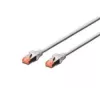 DIGITUS cabo de rede CAT6 S/FTP, 15 m, cinzento, pack de 5
