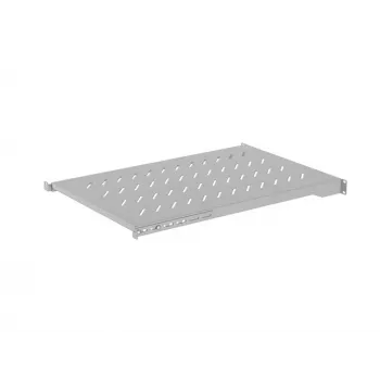 Prateleira para rack de servidor LANBERG AK-1010-S 1U 483x700mm cinzento, carga 25 kg, montagem em 4 pontos
