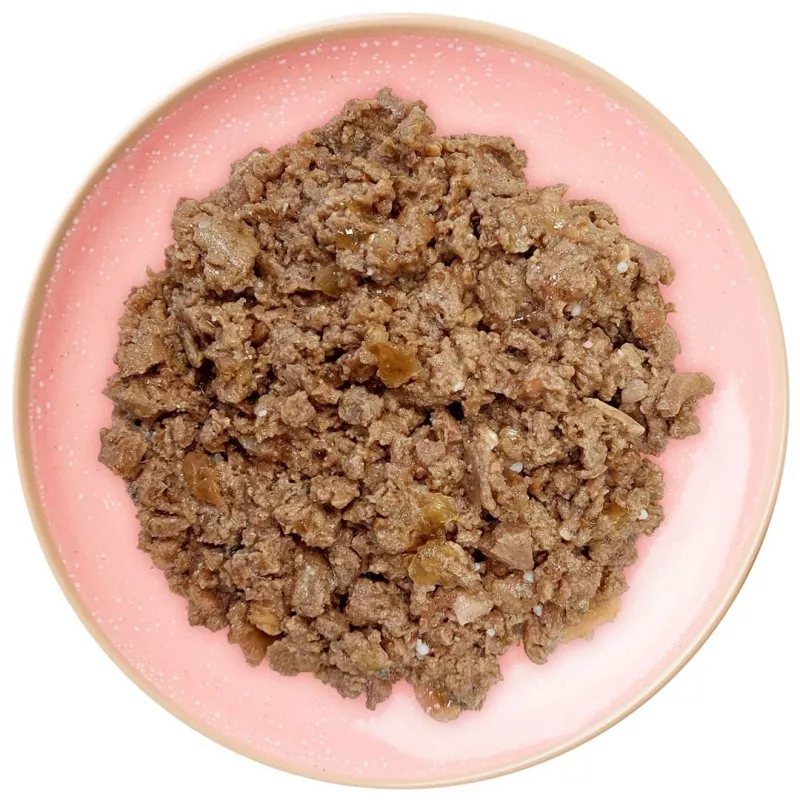 Alimento húmido para gatos wiejskazagroda borrego e pato erva-gateira adulto 100 g, sem cereais, sem glúten