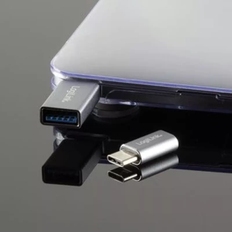 Adaptador LogiLink AU0042 USB-C para USB 3.2 Gen 1 ficha A design compacto