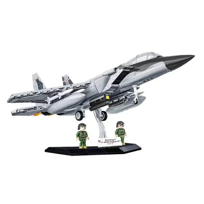 Blocos de construção Cobi Boeing F-15EX Eagle II conjunto modelo COIB-5900, kit de escala colecionável