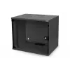 ARMÁRIO DE MONTAGEM NA PAREDE 7HE NÃO MONTADO 370X540X400 PORTA DE VIDRO PRETO