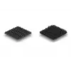 Pontos de velcro DeLOCK quadrados autoadesivos 64 unid. preto