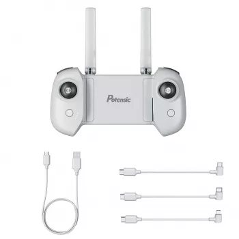 Conjunto de cabo de carregamento e OTG para comando de drone Potensic da BRDRC – cabo de carregamento USB mais 3 cabos adaptadores OTG