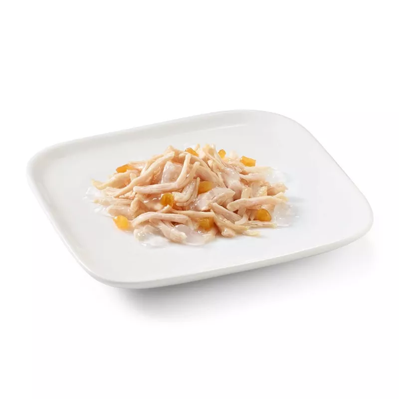 SCHESIR frango com papaia em geleia - comida húmida para cães - 150 g