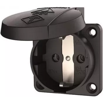 MENNEKES Elektrotechnik GmbH & Co. KG Tomada Schuko de montagem saliente 16A 2p+E 230V preto 11032 (11032)