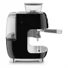 SMEG EGF03BLEU Máquina de café expresso. Máquina de café automática 50s Style. preta
