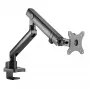 Suporte para monitor SILVERSTONE SST-ARM13 — suporte único compatível com VESA de altura ajustável, prateado
