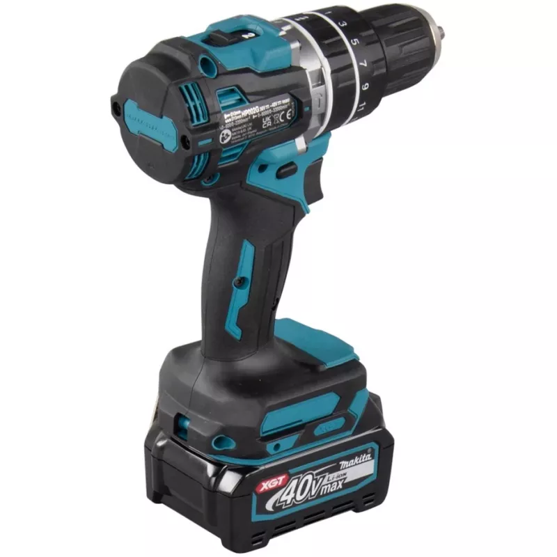Makita XGT HP002GA202 berbequim/aparafusadora de percussão a bateria 40 V, 2 baterias 2,0 Ah