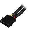 Adaptador de alimentação SATA em Y Sharkoon 4P Molex 0,15 m preto – Digital/Dados – alimentação