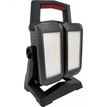 Holofote de trabalho ANSMANN HS4500R-DUO a bateria 4500 lm, projetor LED portátil