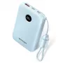 Powerbank Vention 10000mAh 22,5W — 2× USB‑C, 1× USB‑A, azul