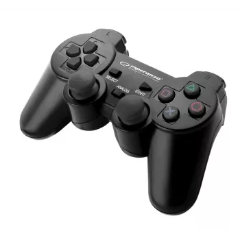 Comando de jogos Esperanza EGG107K gamepad PC, PlayStation 3 analógico / digital USB 2.0 preto