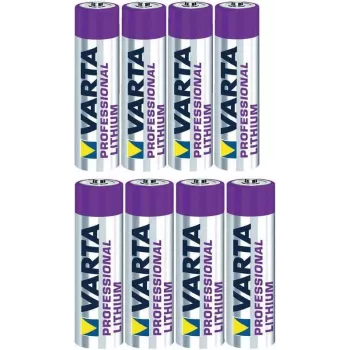 Pilha descartável Varta 4x AAA lítio