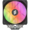 Dissipador de CPU Silentware Titan RGB torre dupla com 6 heatpipes e 2 ventoinhas PWM A-RGB de 120 mm