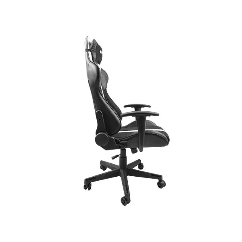 Cadeira de gaming universal FURY Avenger XL com assento acolchoado preto e branco