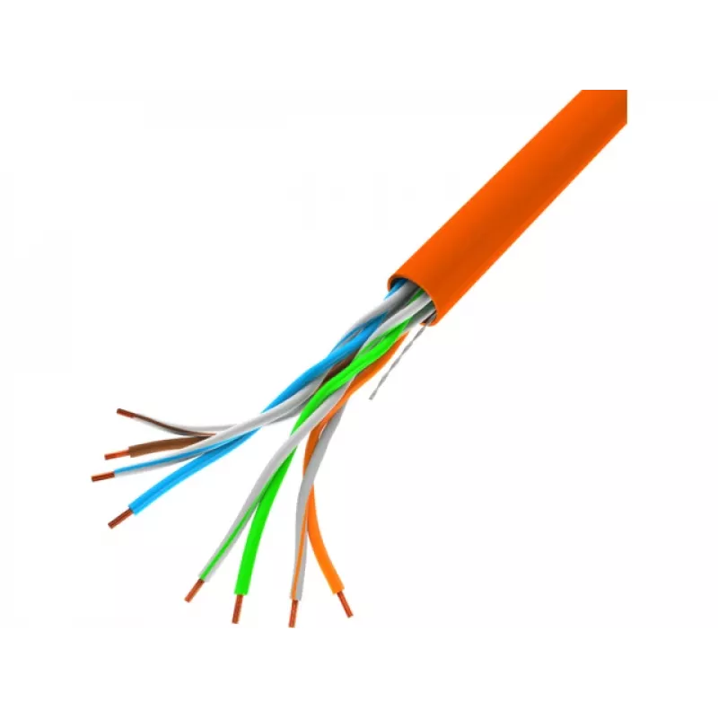Cabo de rede Lanberg LCU5-10CC-0305-O U/UTP Cat5 305 m laranja