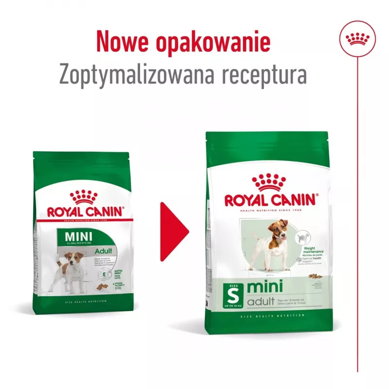 Ração seca para cães Royal Canin Adult Mini S 8 kg — alimento completo para cães adultos de raças pequenas