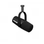 Microfone Shure MV7-X preto microfone de estúdio
