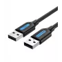 Cabo USB 2.0 macho para macho/1,5 m preto Cojbg Vention