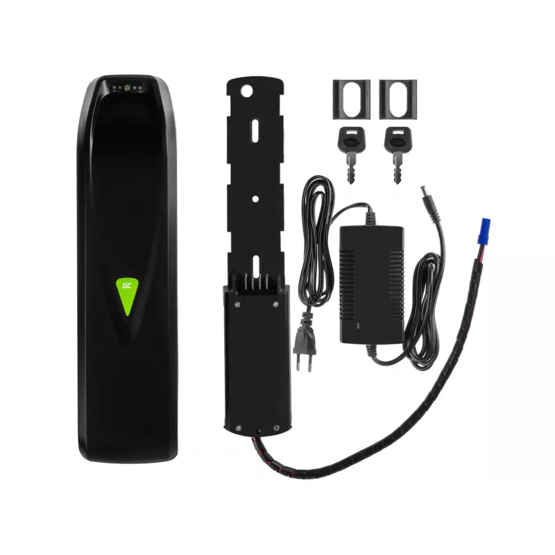 Bateria Green Cell EBIKEGCF03 48V 14500mAh Ião de lítio Preto