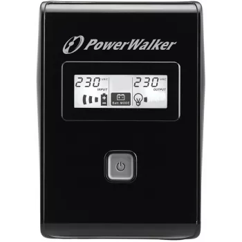 PowerWalker VI 850 LCD fonte de alimentação ininterrupta (UPS) Line-Interactive 0,85 kVA 480 W