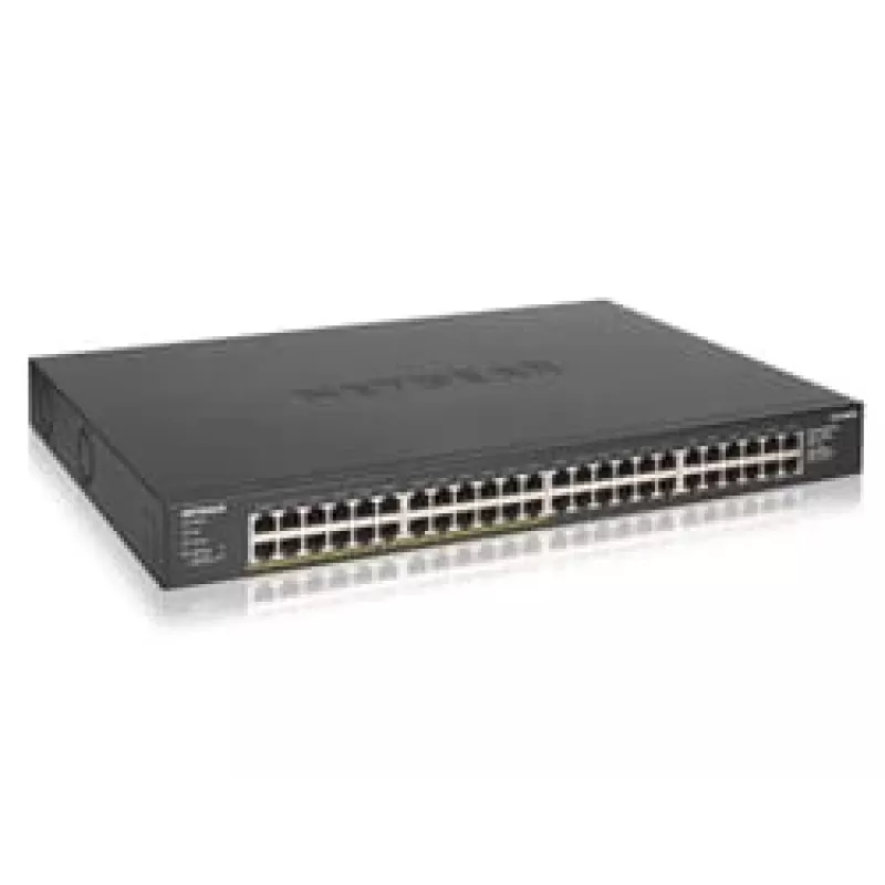 NETGEAR GS348PP Gigabit Ethernet não gerido (10/100/1000) Power over Ethernet (PoE) preto