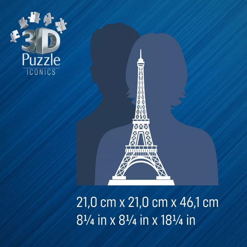 Puzzle 3D Torre Eiffel