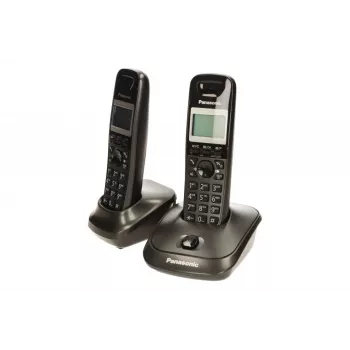 Panasonic KX-TG2512 telefone DECT cinzento com identificação de chamadas