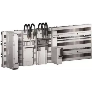 Adaptador Rittal 9635.210 para interruptores elétricos, caixa de poliamida, cinzento-claro, largura 45 mm