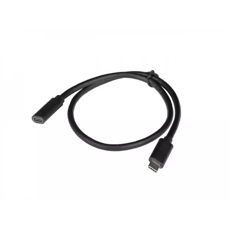 Cabo USB-C para USB-C LANBERG CA-USBE-20CC-0005-BK, USB 3.2 Gen 1 (5 Gbit/s), 0,5 m, preto