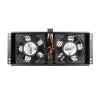 Ventilador de arrefecimento Extralink 2 FANS ROOF COOLING UNIT 220V AC preto metal