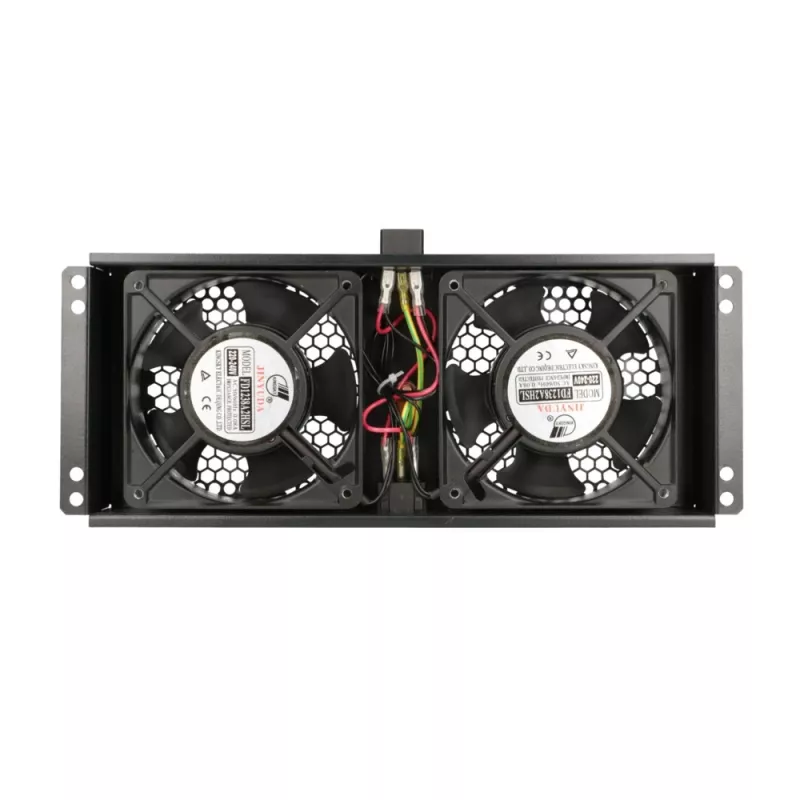 Ventilador de arrefecimento Extralink 2 FANS ROOF COOLING UNIT 220V AC preto metal