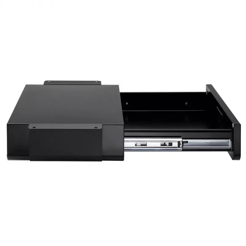 Gaveta de secretária MACLEAN MC-461 design ergonómico compacto, montagem fácil, acessório para secretária