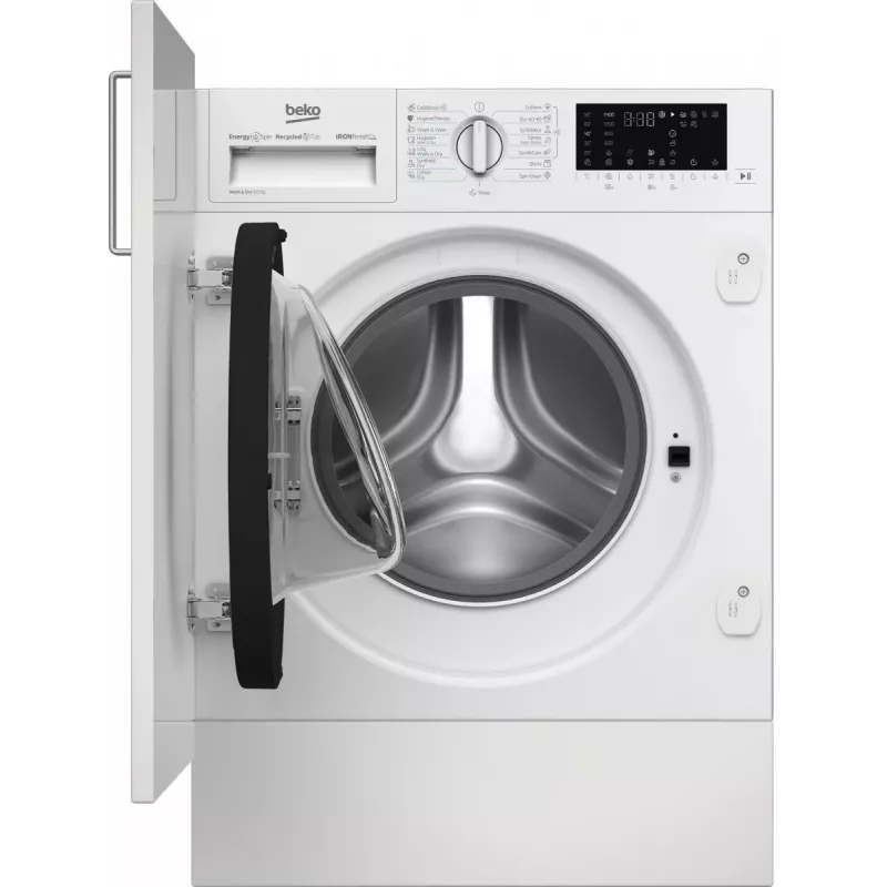 Máquina de lavar e secar BEKO B5DBT68547W encastrável, 8 kg de lavagem / 5 kg de secagem, 1400 rpm