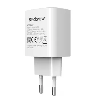 Carregador BLACKVIEW CHAR-18W 18 W de potência — carregador de parede USB compacto para dispositivos móveis