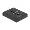 Breadboard DELOCK 18317 — placa de prototipagem de plástico, sem soldadura, 36×46×10 mm, preto