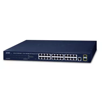 Switch gerido L2 Gigabit Ethernet PLANET GS-4210-24T2S