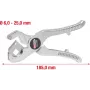 Cortador de tubos KS Tools 222.2060 para tubos Ø 6–25 mm