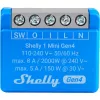 Módulo de relé inteligente compacto Shelly 1 Mini Gen4, 1P 8A, Wi‑Fi/Matter/Zigbee/Bluetooth, 110–240 V (2 unid.)