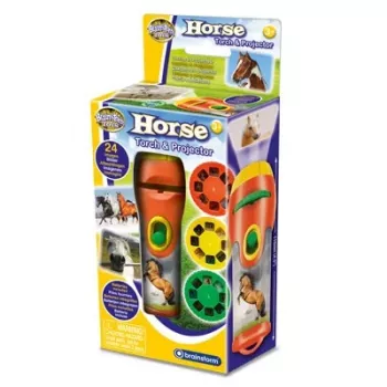 Lanterna e projetor Brainstorm - Cavalos e póneis