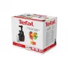 Tefal Juiceo ZC150838 extrator de sumo lento, 150 W, depósito de polpa de 0,8 l, preto/vermelho