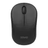Savio MB-03 rato ótico sem fios, recetor USB de 2,4 GHz, 1000 DPI, 3 botões, pilha AA, 99x60x39 mm, 51 g, preto