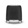 Torradeira Smeg 50's Style TSF01BLMEU 2 fatias preto aço inoxidável