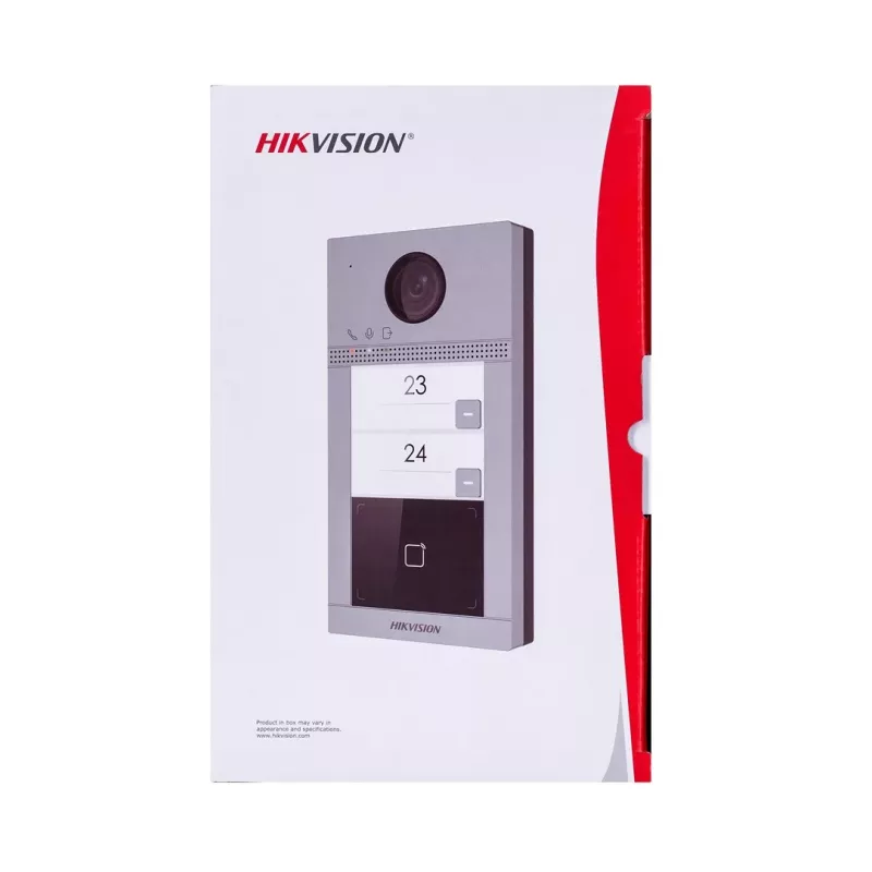 Videoporteiro Hikvision DS-KV8213-WME1(C) 2 MP Cinzento IP65