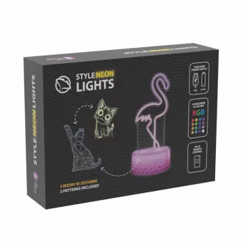 Lâmpada LED de mesa/decorativa MANTA SNL119RGB luz 3D animal RGB para decoração de interiores