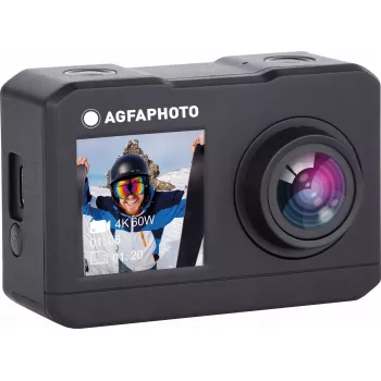 Action cam AgfaPhoto Action câmara de ação 16 MP 2K Ultra HD CMOS Wi-Fi 58 g (AC7000BK)