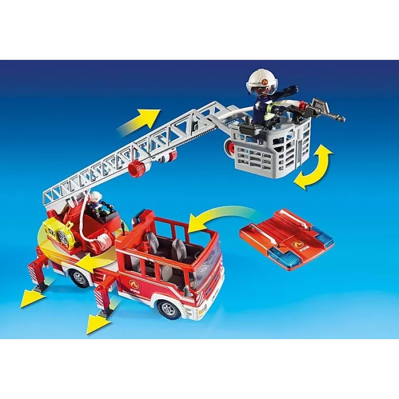 Camião Playmobil escada de bombeiros unidade 9463