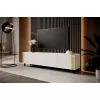 Móvel RTV FARO 200x42x52 branco mate + carvalho craft