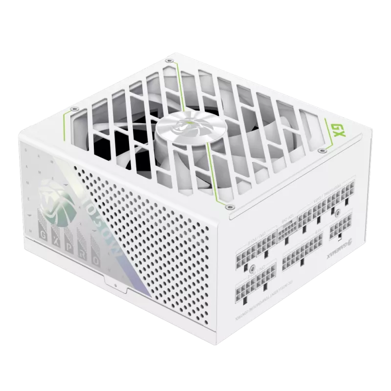 Fonte de alimentação Gamemax, 80 PLUS, Gold | GX PRO 1050G WH | 1050 W